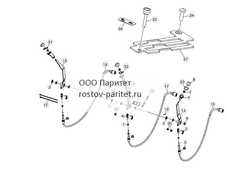 РЫЧАГИ УПРАВЛЕНИЯ SCV (КАБИНА) - ST305200 344.jpg